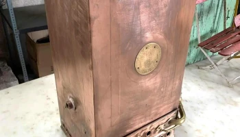 1 Calentador De Cobre Con Quemador 0,33 X 0,70 Alto