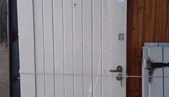 1 hoja de puerta de exterior