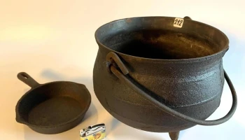 1 Olla  0,23 Cm Diam Y 1 Sarten 0,15 Diam De Hierro