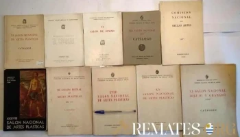 10 Catalogos de la Comisión Nacional de Bellas Artes