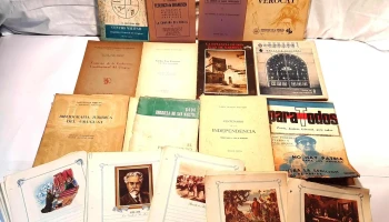 10 Libros Zorrilla, Rodo, revistas y varias hojas 33 Orientales (tipo Tabaré)