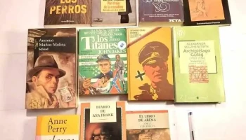 11 libros: esclavos de una obsesion, El Diario de Ana Frank, Los Perros, etc