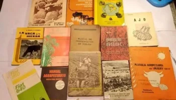 12 libros Geologia del Uruguay, Agricultura variada, lana, etc