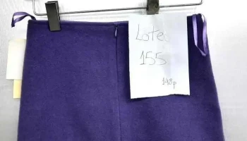 148 polleras para niña en paño violeta, talle unico