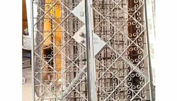 2 hojas de porton reja