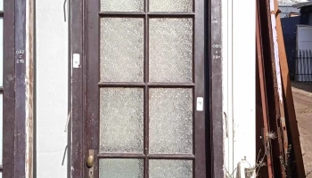 2 puertas de vidrio fantasía