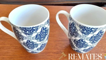 2 tazas de loza