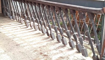 2 tramos de baranda de escalera