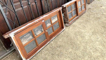 2 Ventanas  De 2 Hojas De Correr 1,10 X 0,50