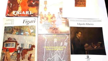 3 catálogos de Arte de Figari, Riveiro y otros