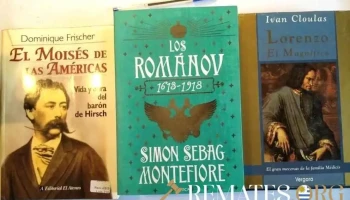 3 Libros: El Moises de las Americas, Los Romanov, Lorenzo el Magnifico
