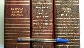 3 tomos de Historia General de las Civilizaciones: Roma, Grecia, Epoca Contemporanea