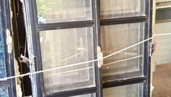 3 ventanas de aluminio