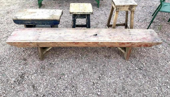 4 Bancos De Campo(el Largo 1,80)