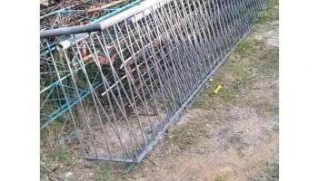 4 barandas de hierro