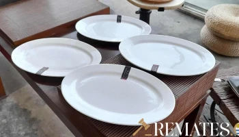 4 fuentes oval de loza