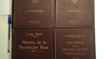 4 tomos de Historia de la Revolucion Francesa
