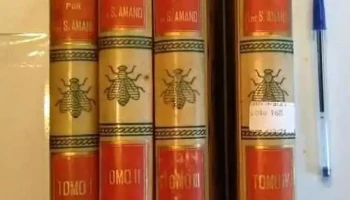 4 tomos de Napoleon Iii por I de S Amand (interesante logo de abeja) Montaner y Simon 1898