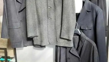 5 sacos de abrigos para hombre en paño de lana