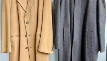5 sacos paño de lana para hombre, varios talles