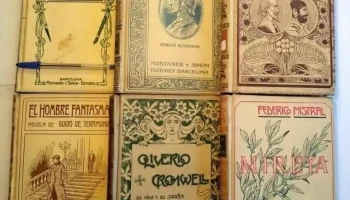 6 libros de Edit Montaner y Simon Barcelona sobre El Hombre Fantasma, Mireya, Colomba, Capitulos que se le olvidaron a Cervantes, etc