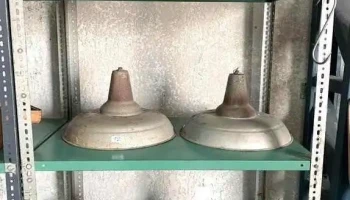 6 Plafones De Chapa 0,43 Diam