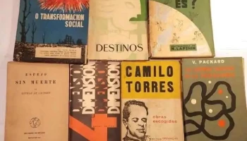7 libros Espejo sin muerte, Camilo Torres, etc