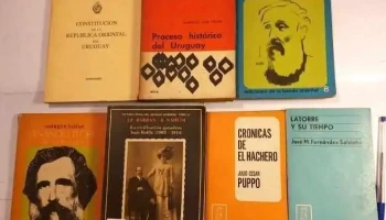 7 libros Timoteo Aparicio, Barran Civilizacion Ganadera bajo Batlle