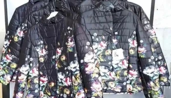 8 Camperas floreadas italianas, varios talles