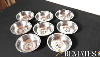 8 compoteras de acero inox