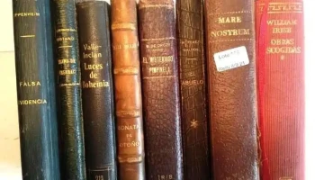 8 libros novelas, Edit Losada, Autor Valle Inclan, etc