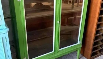 Alacena 2 Puertas Vidriadas 1,21 X 0,32 X 1,57 Alto