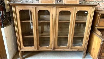 Alacena Escaparate de 4 Puertas Vidriadas 1,72 X 0,34 X 1,43 Alto