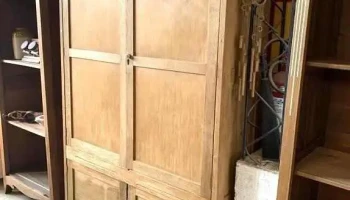 Armario Archivador 4 Puertas En Roble Y Pino 1,37 X 0,46 X 2,23 Alto