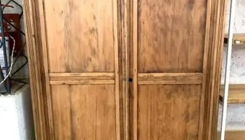 Armario De 2 Puertas, 1 Cajon En Pino   1,13 X 0,40 X 1,87 Alto