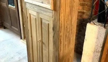 Armario Vertical 2 P 1 Cajon En Pinotea Y Pino 0,70 X 0,28 X 1,53 Alto