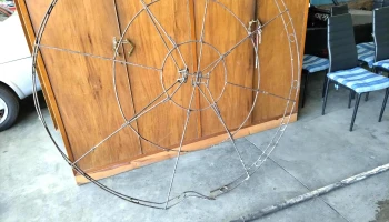 armazon de techo en hierro circular