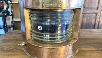 Baliza Nautica Esquinera En Cobre Babord 0,30 Alto
