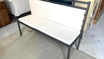 Banco De Hierro Con Almohadones 1,25 X 0,47