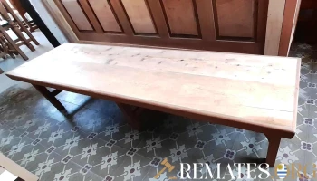Banco en madera de cedro y tapa pino blanco 2,05 m
