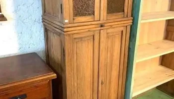 Bar Gabinete En Roble 4 Puertas 0,60 X 0,42 X 1,70 Alto