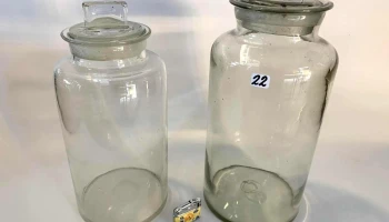 Bollones Grandes De Farmacia Con Tapa  0,35 Alto