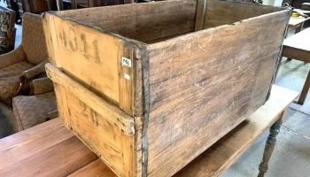 Cajon Lanero Con Ruedas 1m X 0,57 X 0,57 Alto