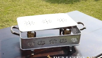 Calentador para comidas con velas