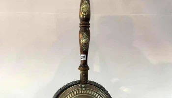 Calienta Cama En Bronce Y Cobre