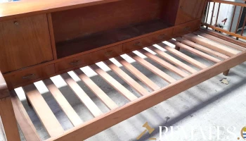cama repisa americana de 1 plaza