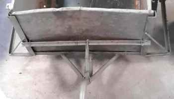 carro de chapa para moto de 2 ruedas
