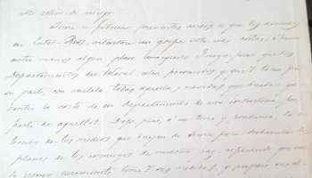 Carta al Coronel Diego Lamas 26 de octubre 1858