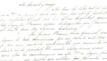 Carta al Coronel Diego Lamas fechada 18/11/1858 en Gualeguaychu
