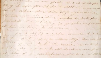 Carta al Coronel Diego Lamas fechada en Salto 1857